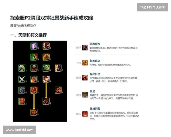 魔兽世界战士双持武器技能解析